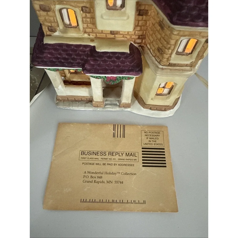 'It's a Wonderful Life' CERTIFIED Holiday Village 1997 -Bedford Falls House RARE